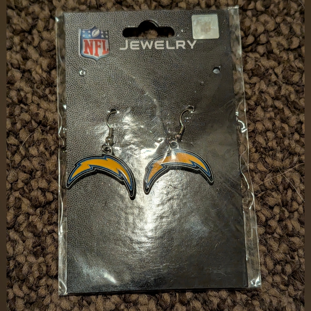 NFL Chargers Dangle Earrings
